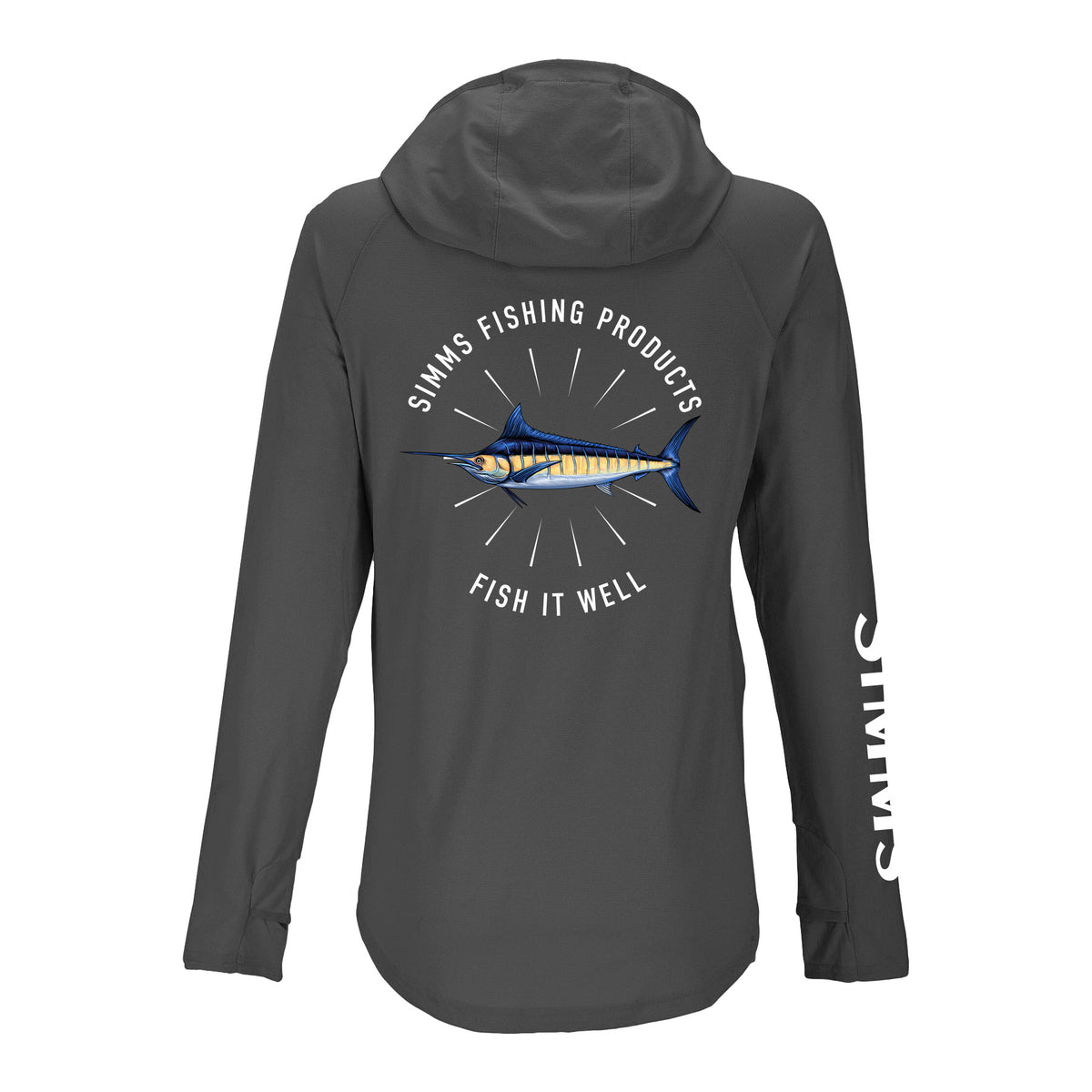 Simms S26 Women's Artist Solartech Hoody | Marlin Grey