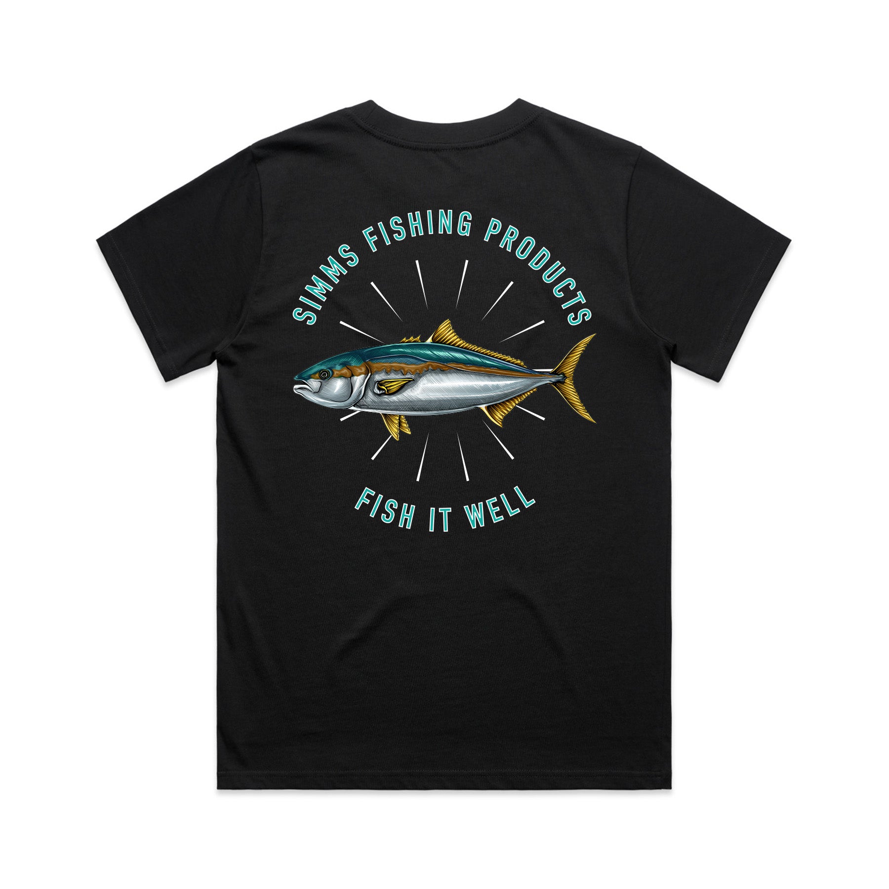 Simms S26 Women's Artist Tee | KingFish Black