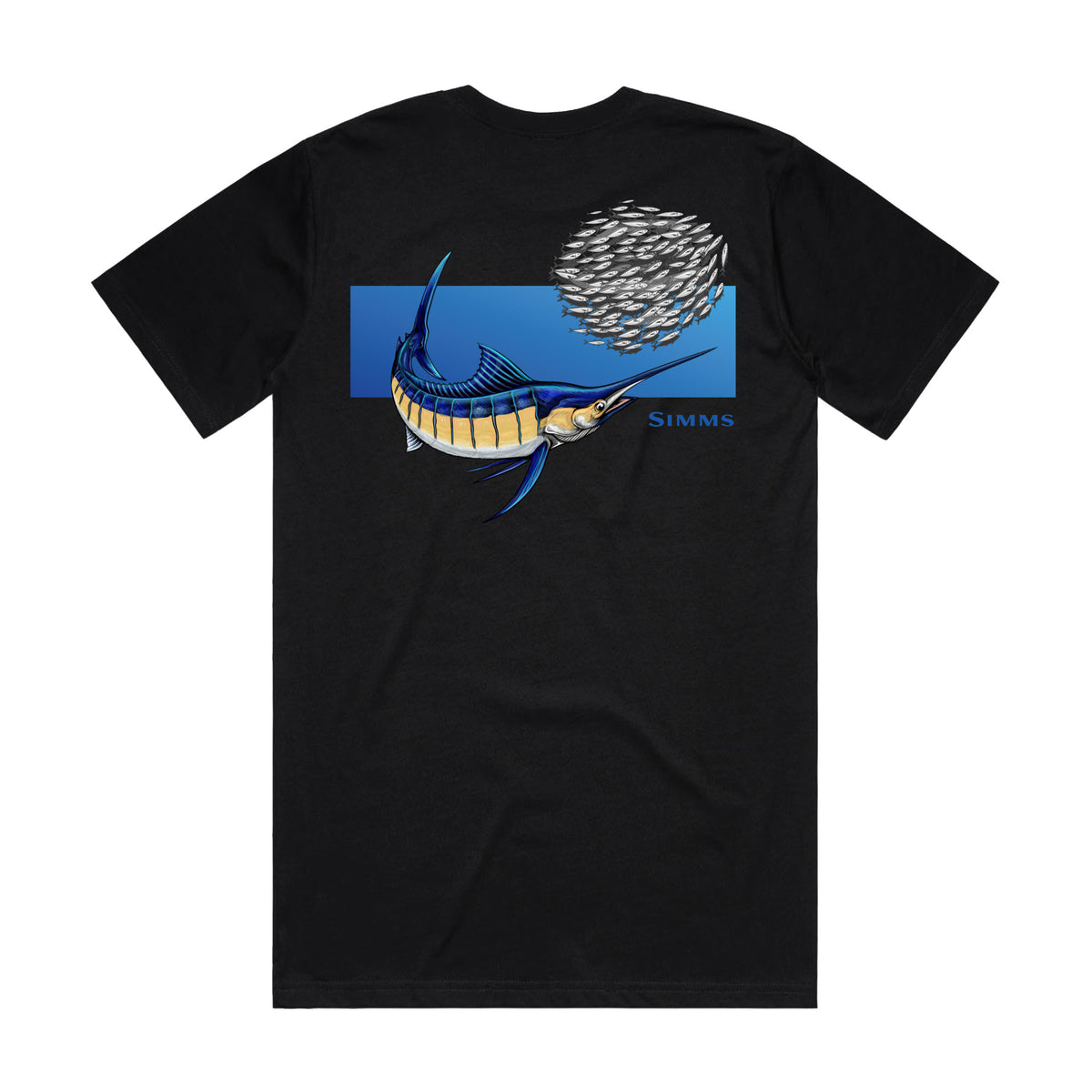 Simms Bait Ball Marlin Tee - Black