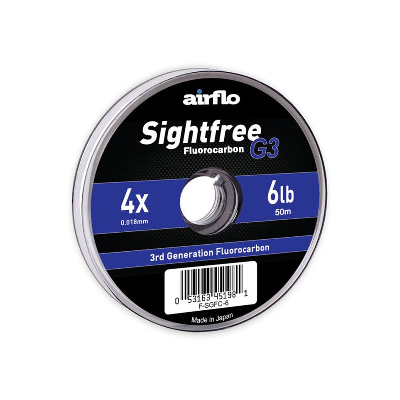 Airflo Sightfree G3 Fly Fishing Fluorocarbon Tippet