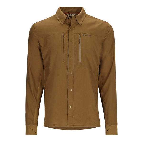 Simms Intruder Bicomp LS Fishing Shirt | Driftwood – Manic Tackle