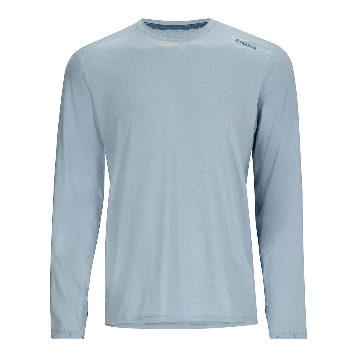 Simms Solarflex UPF50 Crew | Steel Blue Heather