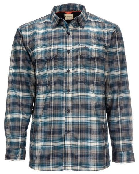 Simms Coldweather Shirt - Atlantis Steel Plaid