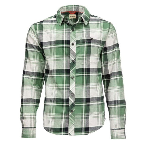 Simms Dockwear Cotton Flannel - Moss Pearl Plaid