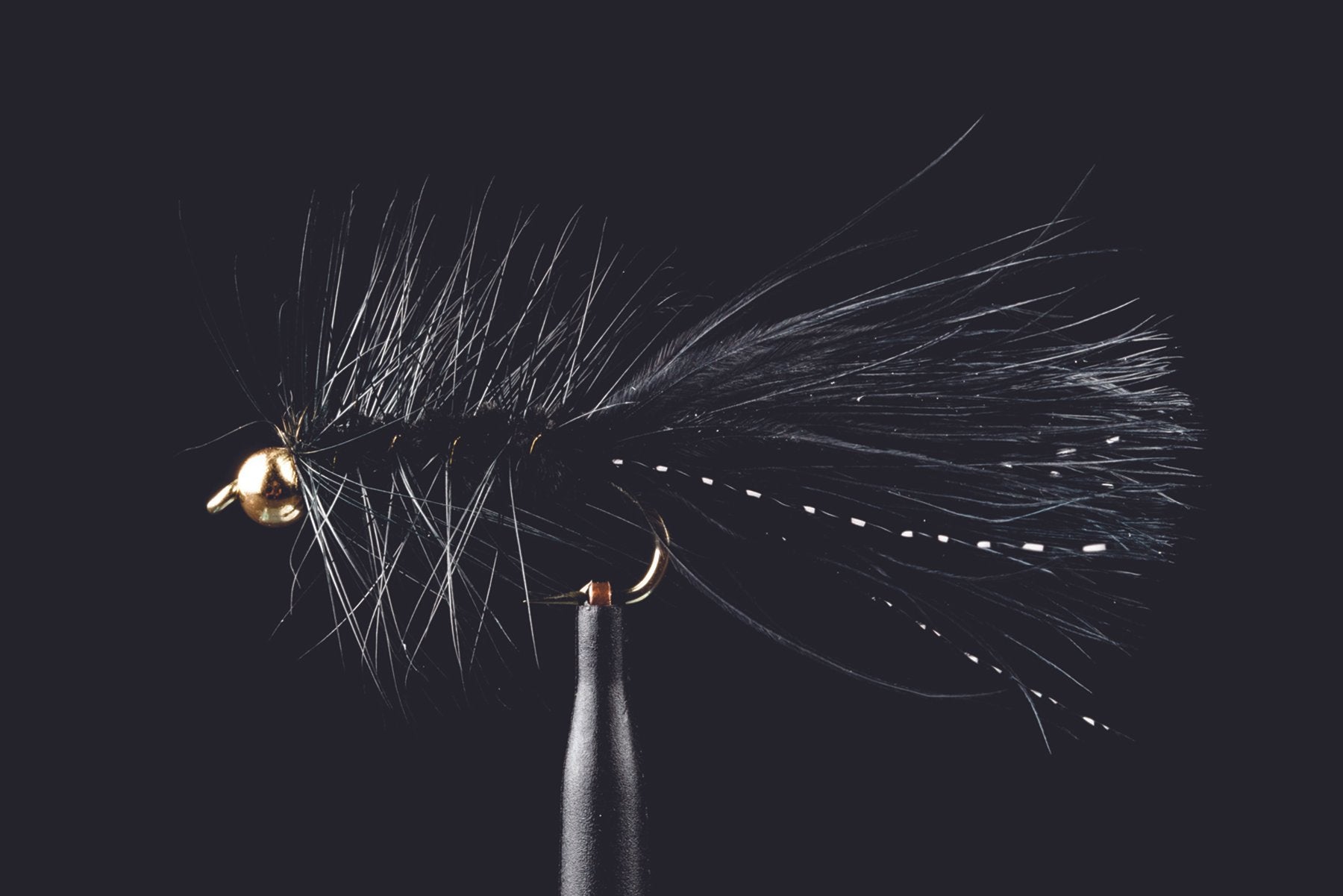 BH Woolly Bugger Black | Manic Fly Collection