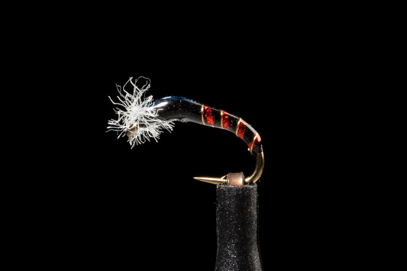 Crystal Chironomid Red/Black | Manic Fly Collection
