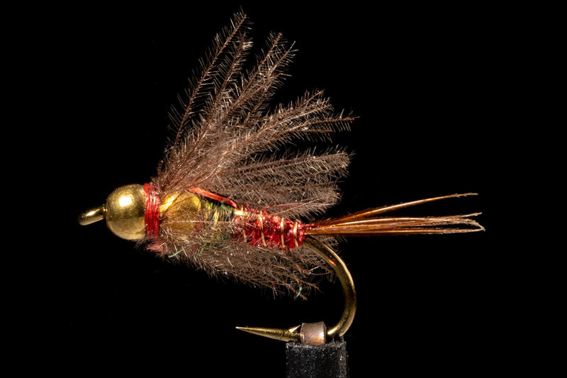 Double Trouble Flash CDC Fire Red Flash Fishing Fly