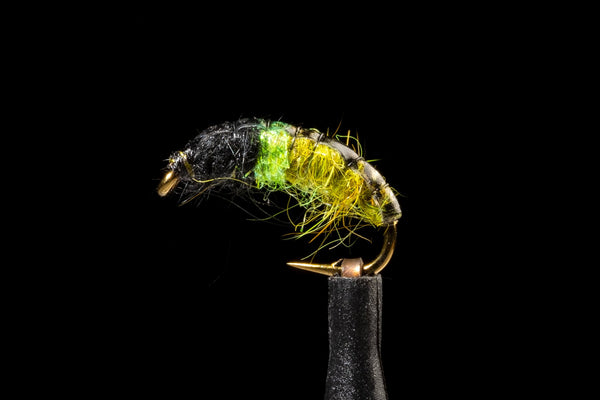 Hot Spot Czech Nymph Caddis Olive | Manic Fly Collection