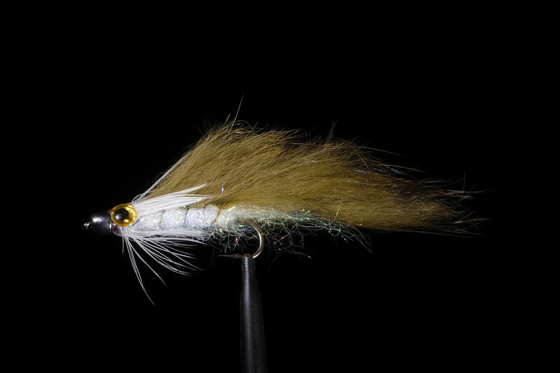 JR's Conehead Streamer Natural Fishing Fly