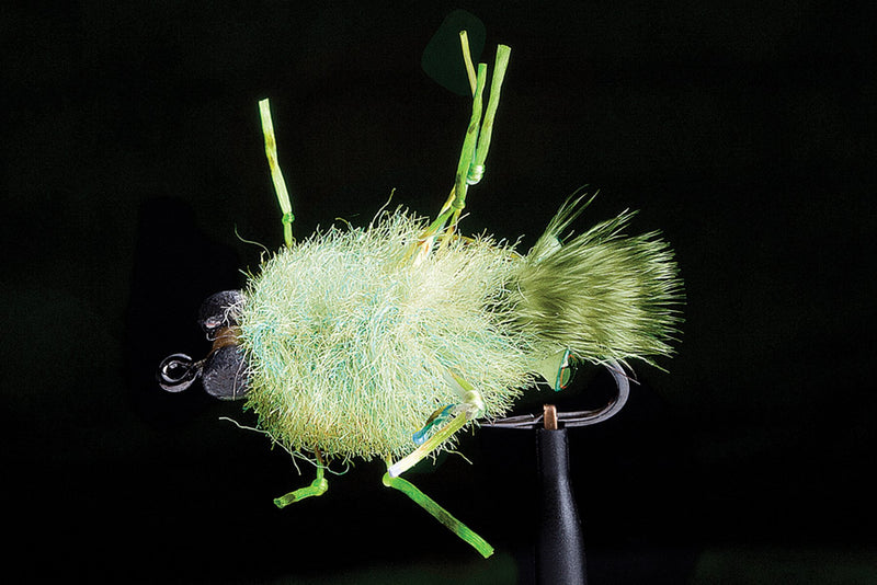 MFC Munchy Flats Crab Olive | Manic Fly Collection