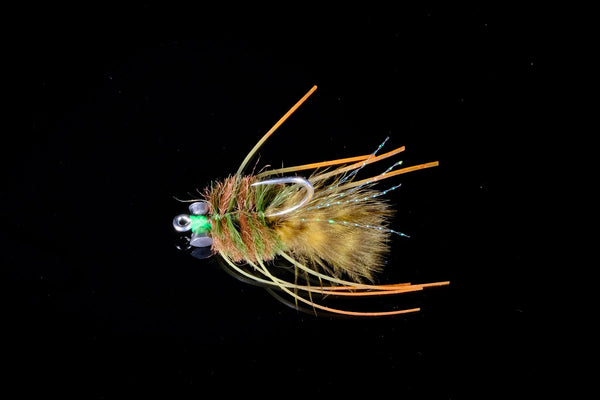 Fleeing Crab Olive | Manic Fly Collection