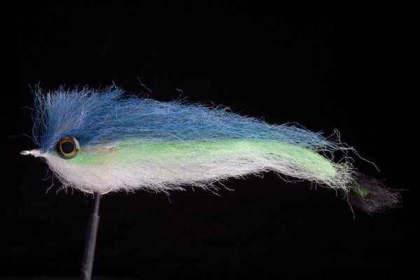 Lucent Baitfish Blue/Chartreuse/White | Manic Fly Collection