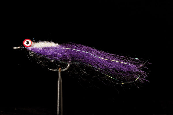 Mega Minnow Black/Purple | Manic Fly Collection