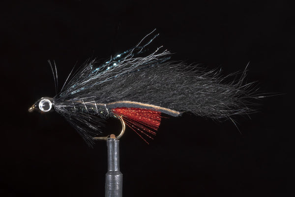 Mega Rabbit All Black Fishing Fly | Manic Fly Collection