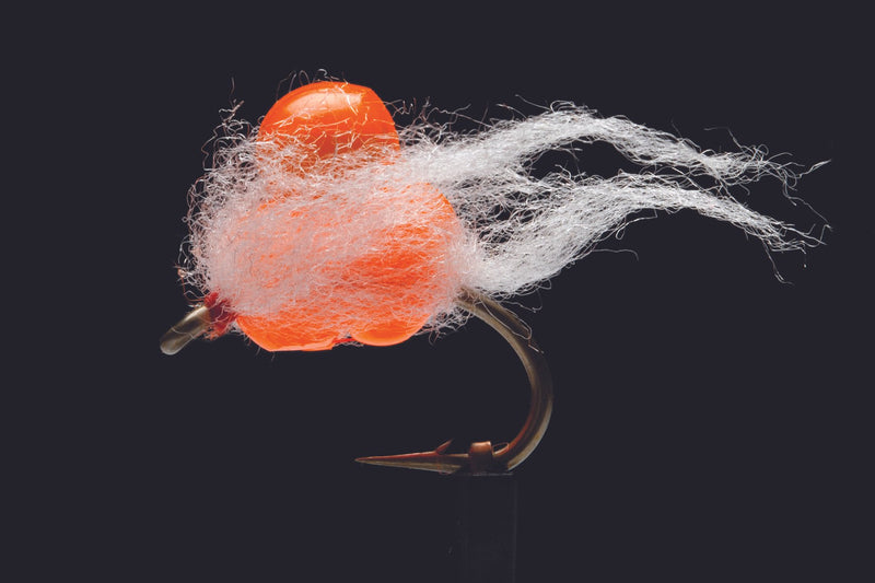 Otter's Soft Egg Cluster Tangerine Fishing Fly