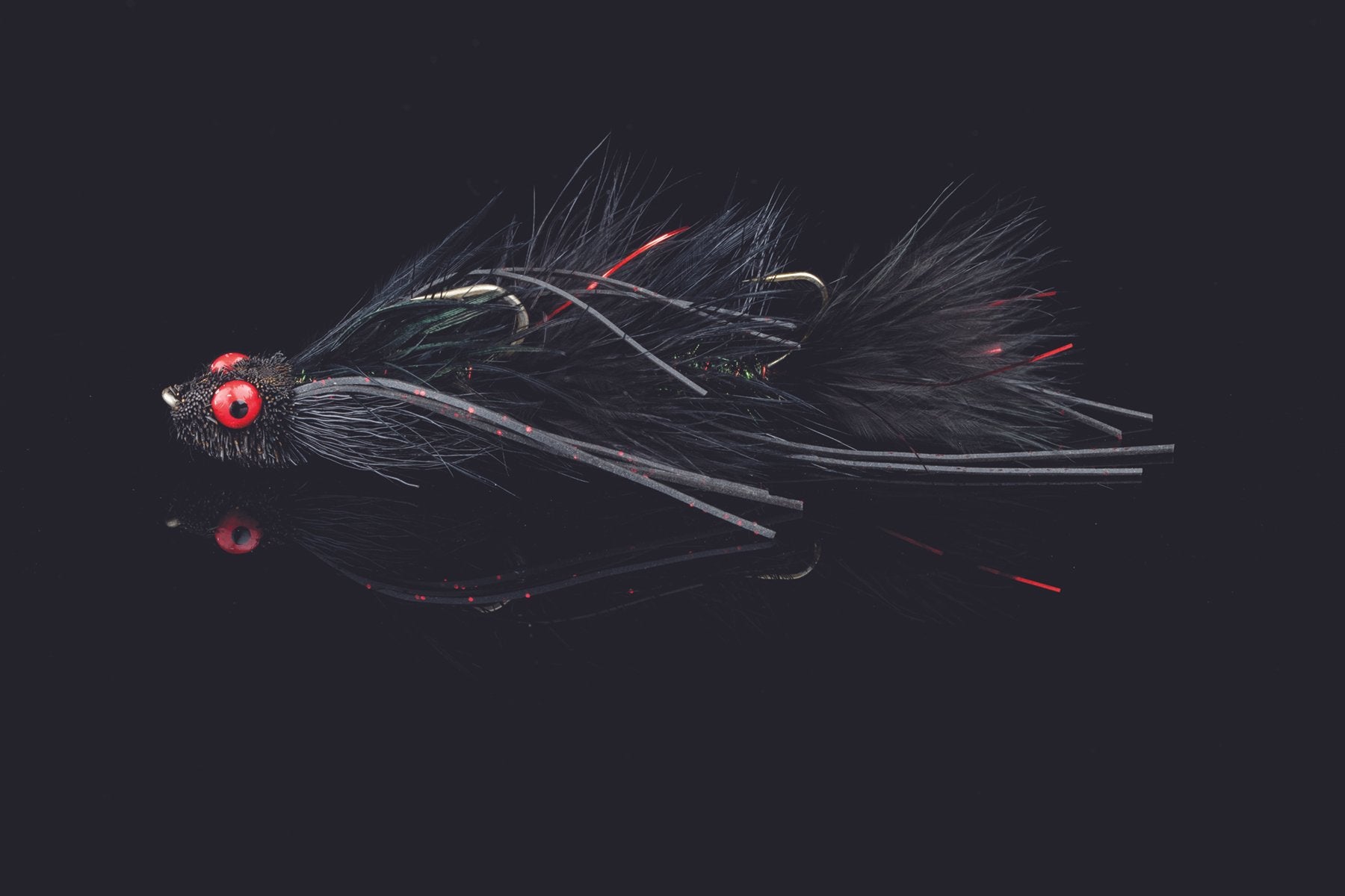 Galloup's Sex Dungeon Black Fishing Fly Manic Fly Collection Manic