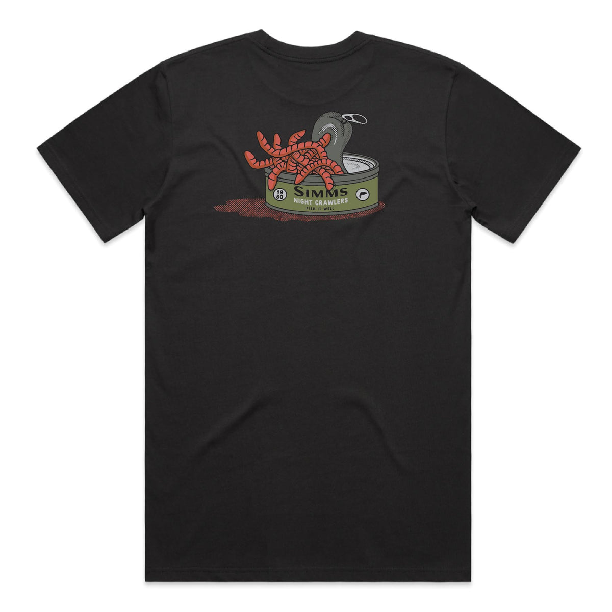 Simms Artist Tee Nightcrawler Black Front