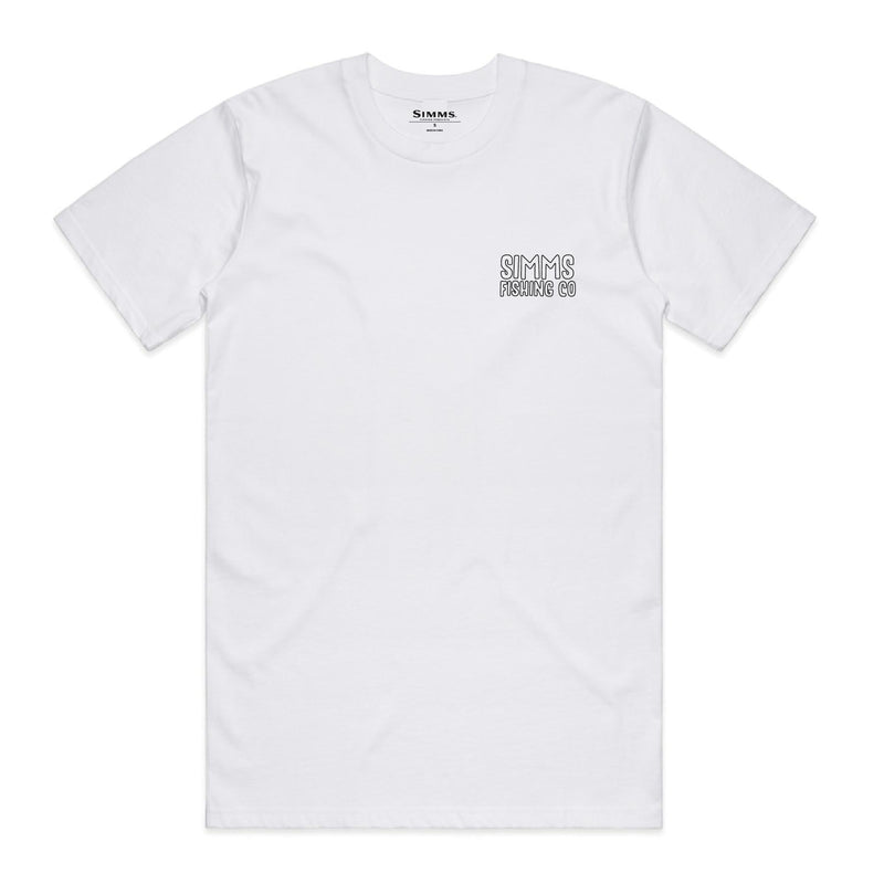 Simms Outline Tee Marlin White