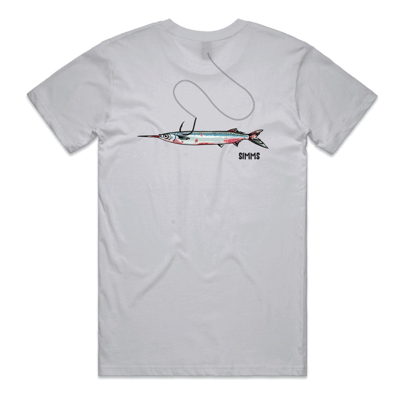 Simms Piper Livebait Ghost Grey Tee