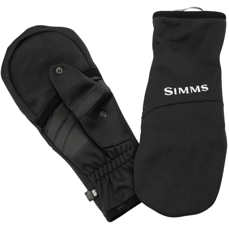 Simms Freestone Foldover Mitt Simms Black Small