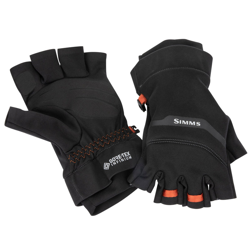 Simms Gore Infinium Half Finger Glove Simms Black S