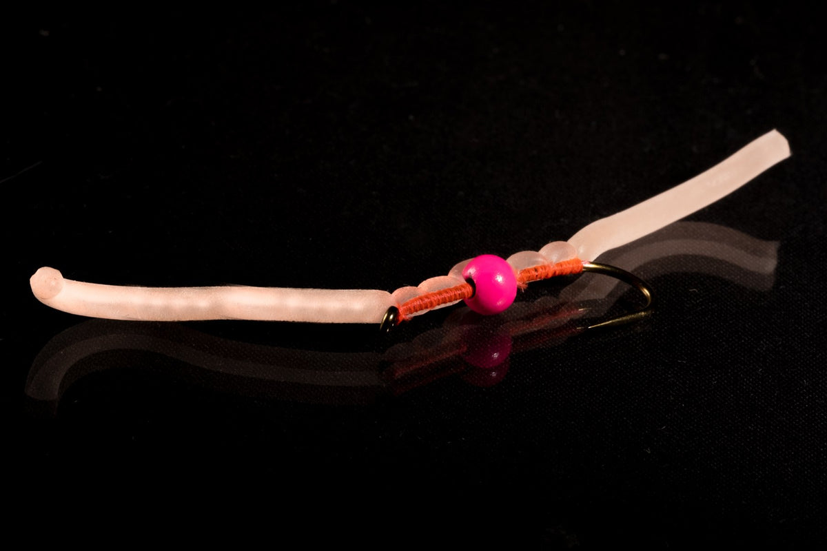 Squirmy Worm Pink | Manic Fly Collection