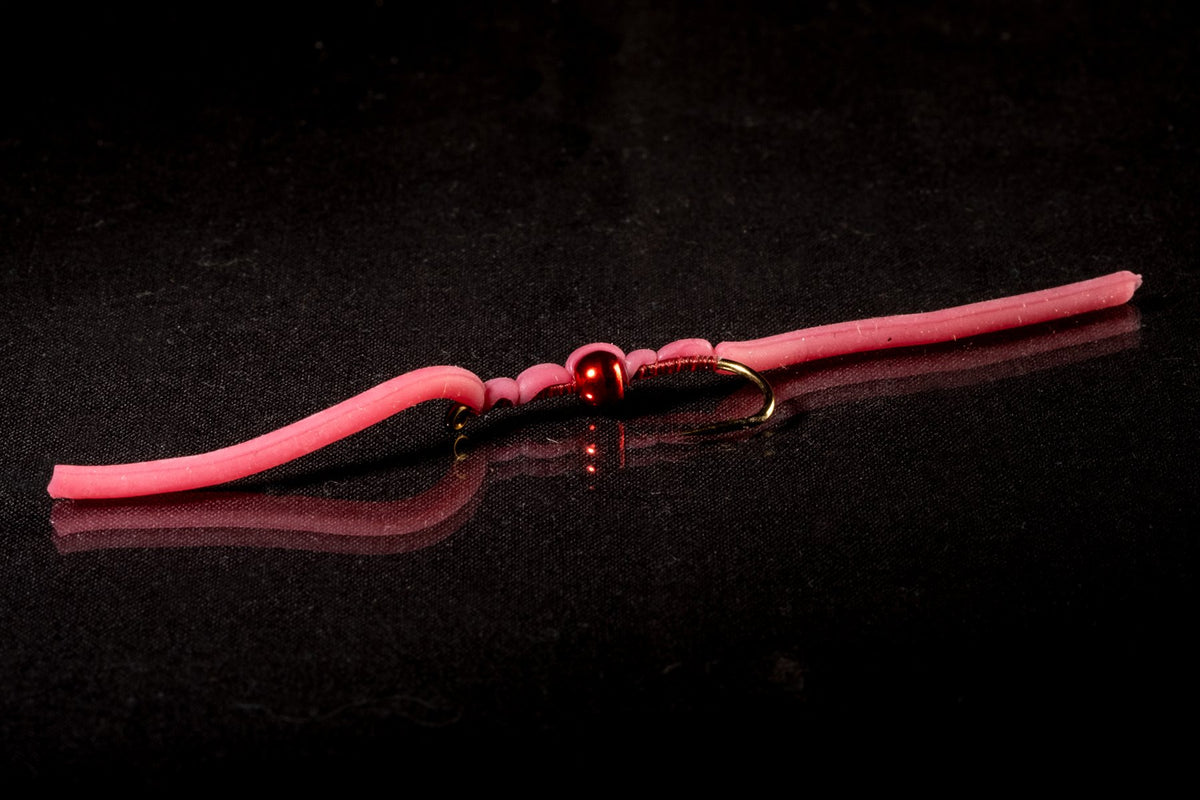 Squirmy Worm Red | Manic Fly Collection