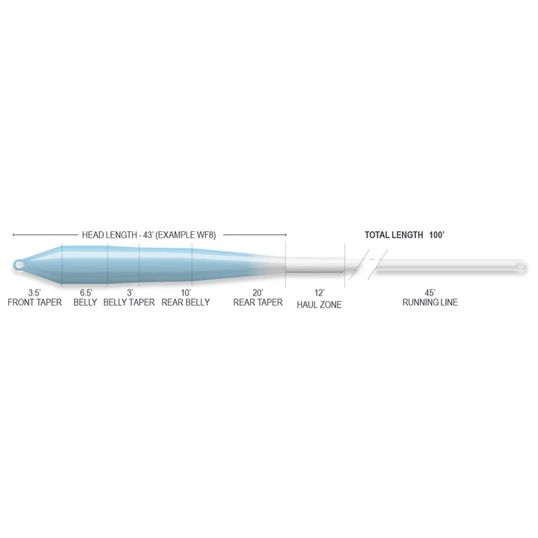 Airflo SuperFlo Ridge 2.0 Flats Universal Taper Floating Fly Fishing L