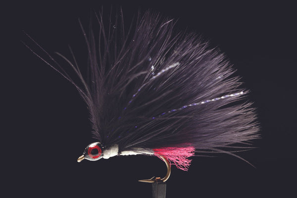 Lumo Black Marabou | Manic Fly Collection