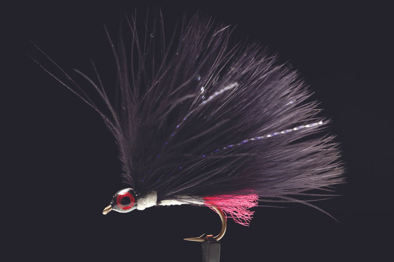 Lumo Black Marabou | Manic Fly Collection