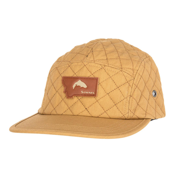 simms big sky waxed canvas cap dark bronze