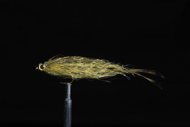 Rene's Skeletal Smelt Olive Fishing Fly | Manic Fly Collection